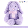 Muñeca animal de felpa rellena personalizada Muñeca larga conejo púrpura Juguete